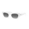Ray Ban Zena Bio-based Sunglasses White Snow Frame Grey Lenses 52-22