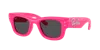 Ray Ban Rayban Rb4940 Wayfarer Puffer By Asap Rocky 683287 Lucido Fucsia Sunglasses In Pink