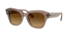 Ray Ban Ray-ban State Street 49mm Gradient Square Sunglasses In Brown