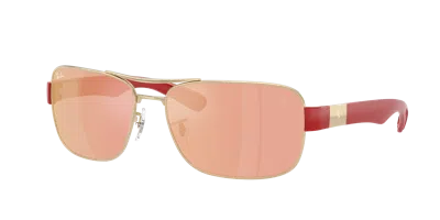 Ray Ban Ray In Brown Mirror Red,yellow