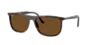 Ray Ban Boyfriend Two Sunglasses Havana Frame Brown Lenses Polarized 57-18 In Brown Polar