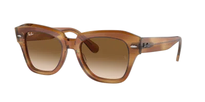 Ray Ban Ray In Clear & Brown