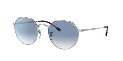 Ray Ban Ray In Clear Gradient Blue
