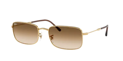 Ray Ban Ray In Clear Gradient Brown