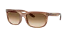 Ray Ban Rb2389f Balorette Pillow Square Sunglasses, 60mm In Clear Gradient Brown