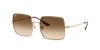 Ray Ban Women's Sunglasses, Square Rb1971 In Clear Gradient Brown