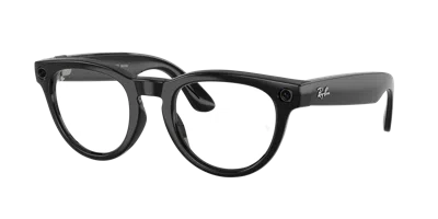 Ray Ban Ray-ban | Meta Headliner Electronics Black Frame Clear Lenses 50-23