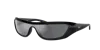 Ray Ban Xan Bio-based Shield-frame Sunglasses In Dark Grey