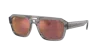 Ray Ban Ray-ban Womens Grey Rb4397 Corrigan Rectangle-frame Acetate Sunglasses In Dark Violet,red
