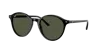 Ray Ban Bernard Sunglasses Black Frame Green Lenses 51-20 In G-15 Green