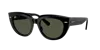 Ray Ban Doreen Sunglasses Black Frame Green Lenses 52-20 In G-15 Green