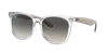 Ray Ban Ray-ban 55mm Gradient Square Sunglasses In Gray