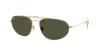 Ray Ban Explorer Iv Oval-frame Sunglasses In Green