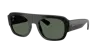 Ray Ban Shield-frame Tinted Sunglasses In Black