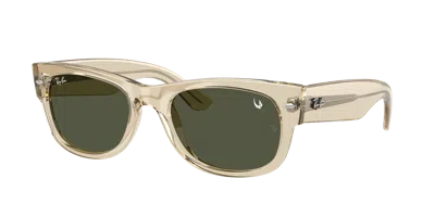 Ray Ban Mega Wayfarer Ii Sunglasses In Gray