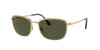 Ray Ban Sunglasses Male Rb3708 - Gold Frame Green Lenses 56-18 In Green