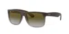 Ray Ban Ray-ban Sunglasses, Justin Gradient Rb4165 In Green Gradient