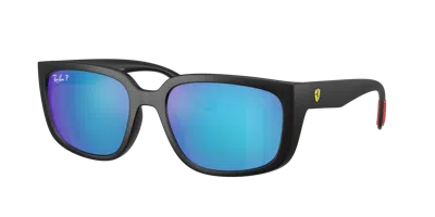 Ray Ban Ray In Green Mirror Blue Polar