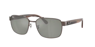 Ray Ban Ray In Green Mirror Silver