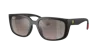Ray Ban Rb4443m Scuderia Ferrari Collection Chromance Sunglasses Matte Black Frame Grey Lenses Polarized 57- In Grey Mirror Polar