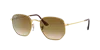 Ray Ban Ray In Light Brown Gradient