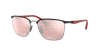 Ray Ban Ray In Purple Silver Mirror Chromance Polarized