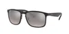 Ray Ban Ray In Silver Mirror Chromance
