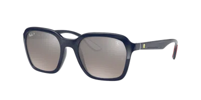Ray Ban Ray In Silver Mirror Chromance