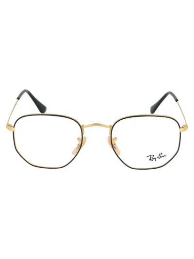 Ray Ban Ray-ban 0rx6448 Eyeglasses In Black And Gold