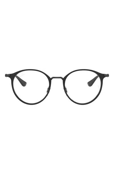 Ray Ban Ray-ban 45mm Phantos Optical Glasses In Black