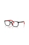 Ray Ban Ray-ban 46mm Rectangle Optical Glasses In Multi