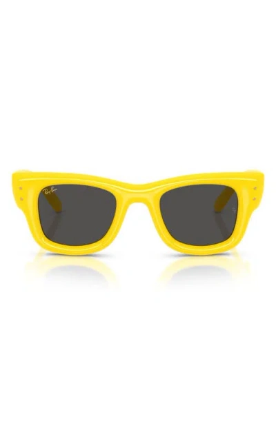 Ray Ban Ray-ban 47mm Small Square Sunglasses In Yellow