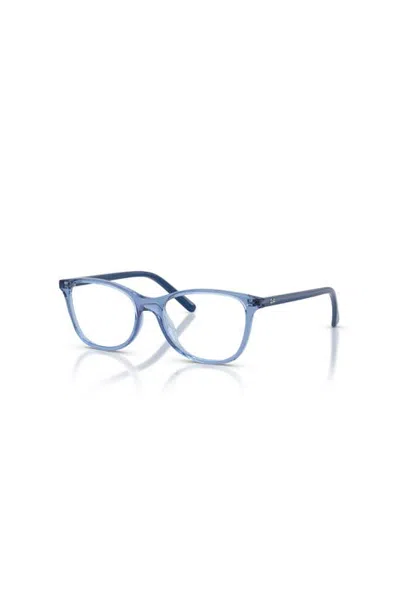 Ray Ban Ray-ban 47mm Square Optical Glasses In Blue