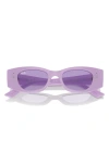 Ray Ban Ray-ban Kat 49mm Small Rectangular Sunglasses In Purple