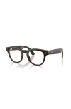 Ray Ban Ray-ban 49mm Phantos Optical Glasses In Black