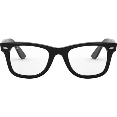 Ray Ban Ray-ban 50mm Optical Glasses In Black