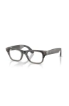 Ray Ban Ray-ban 50mm Rectangle Optical Glasses In Gray
