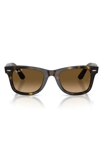 Ray Ban Ray-ban 50mm Wayfarer Ease Polarized Sunglasses In Pattern