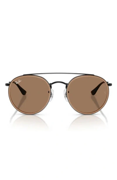 Ray Ban Ray-ban 51mm Aviator Sunglasses In Black