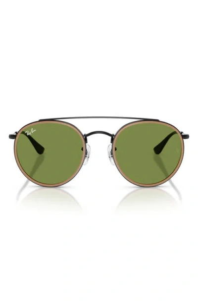 Ray Ban Ray-ban 51mm Aviator Sunglasses In Green