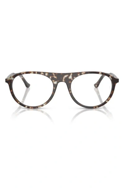 Ray Ban Ray-ban 51mm Square Optical Glasses In Yellow