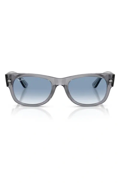 Ray Ban Ray-ban 52mm Mega Wayfarer Ii Gradient Square Sunglasses In Gray