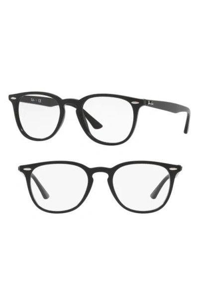 Ray Ban Ray-ban 52mm Optical Glasses In Black