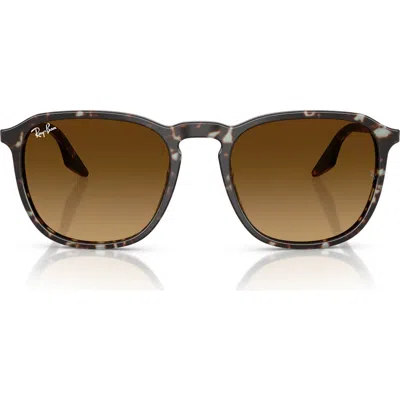 Ray Ban Ray-ban 52mm Square Gradient Sunglasses In Brown