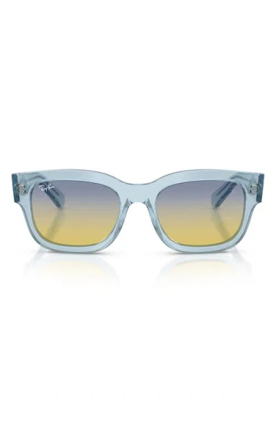 Ray Ban Ray-ban 53mm Ferrari Gradient Square Sunglasses In Blue
