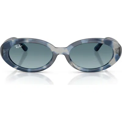 Ray Ban Ray-ban 54mm Gradient Oval Sunglasses In Orange