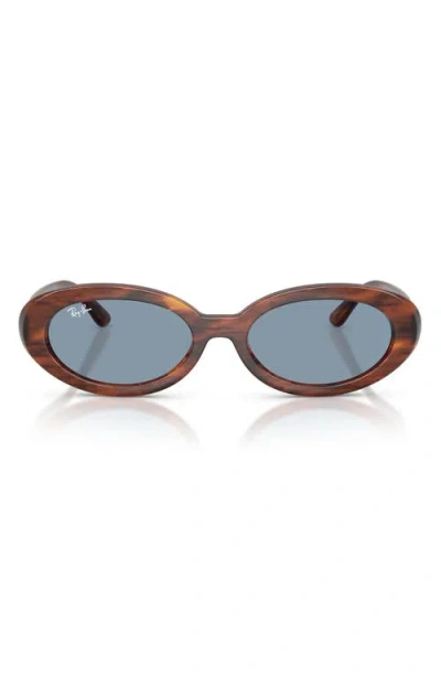 Ray Ban Ray-ban 54mm Oval Sunglasses In Pattern