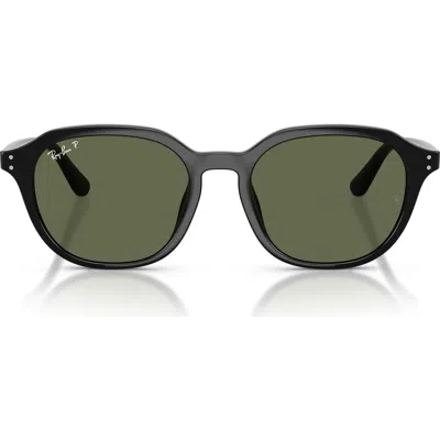 Ray Ban Ray-ban 54mm Polarized Square Sunglasses In Green
