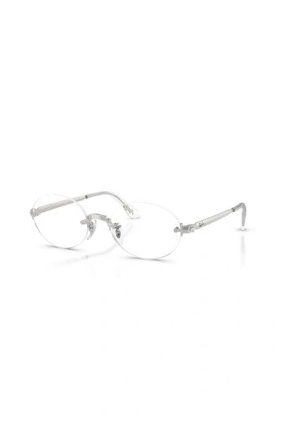 RAY BAN RAY-BAN 54MM OVAL OPTICAL GLASSES