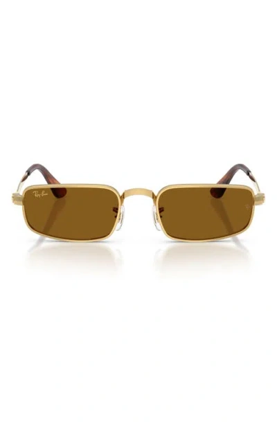 Ray Ban Ray-ban 54mm X A$ap Rocky Rb3927 Rectangular Sunglasses In Brown